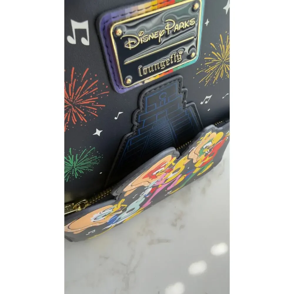 Disney Parks x Loungefly The Three Caballeros Glow in the Dark Mini Backpack NWT